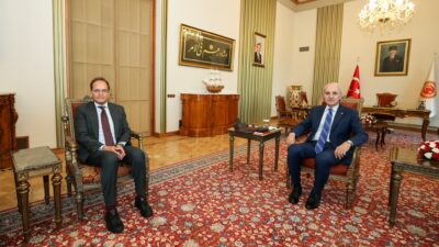 Türkiye Büyük Millet Meclisi (TBMM) Başkanı Numan Kurtulmuş, İtalya’nın Ankara
