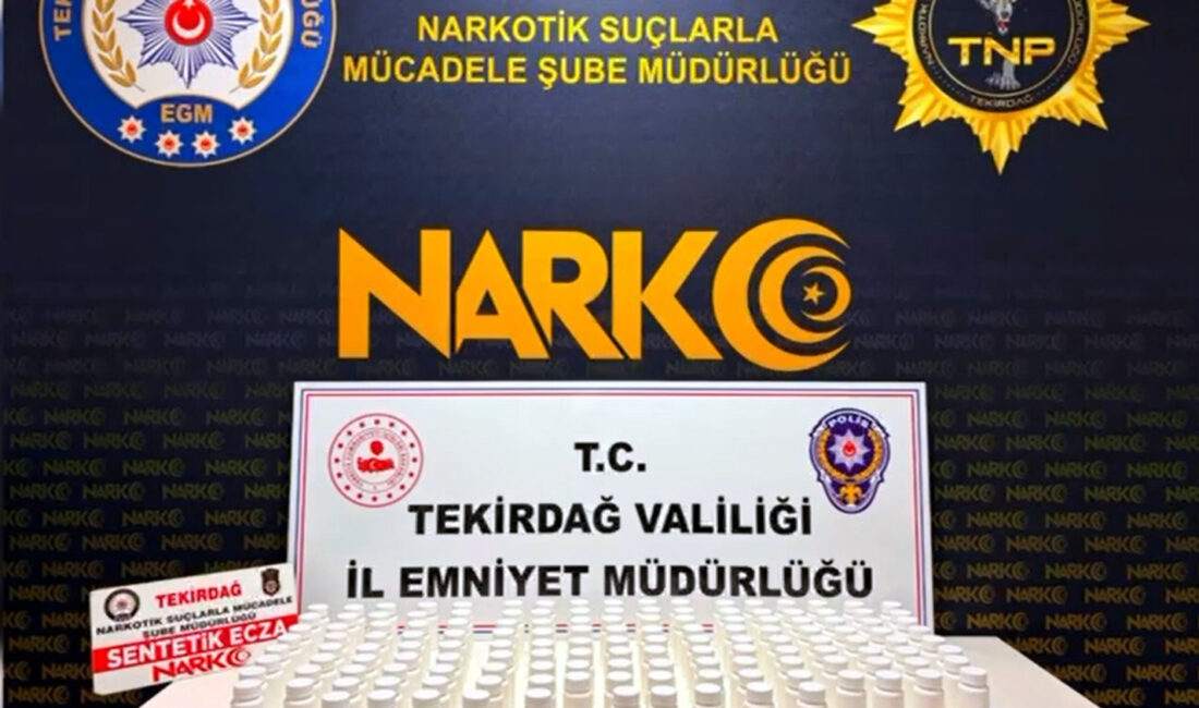 TEKİRDAG / TEKHA Tekirdağ’da emniyet güçlerince sokak satıcılarına yönelik gerçekleştirilen