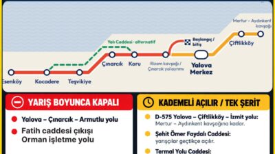 YALOVA / TEKHA Yalova’da düzenlenecek Granfondo Yalova Bisiklet Yarışı dolayısıyla