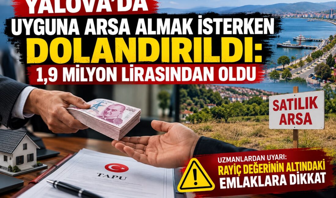 Yalova’nın Çiftlikköy ilçesinde uygun fiyatla arsa satın almak isteyen bir