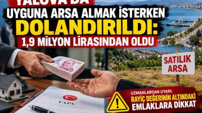Yalova’nın Çiftlikköy ilçesinde uygun fiyatla arsa satın almak isteyen bir