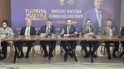 Tekirdağ’da konuşan AK Parti Genel Başkan Yardımcısı Kürşad Zorlu, fon