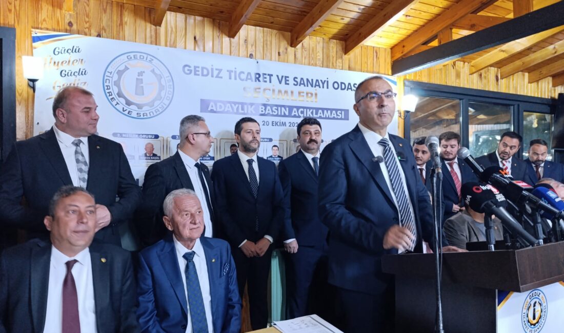 Kütahya Gediz Ticaret ve Sanayi Odası Başkanı Vedat Öztürk, yoğun
