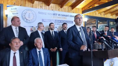 Kütahya Gediz Ticaret ve Sanayi Odası Başkanı Vedat Öztürk, yoğun