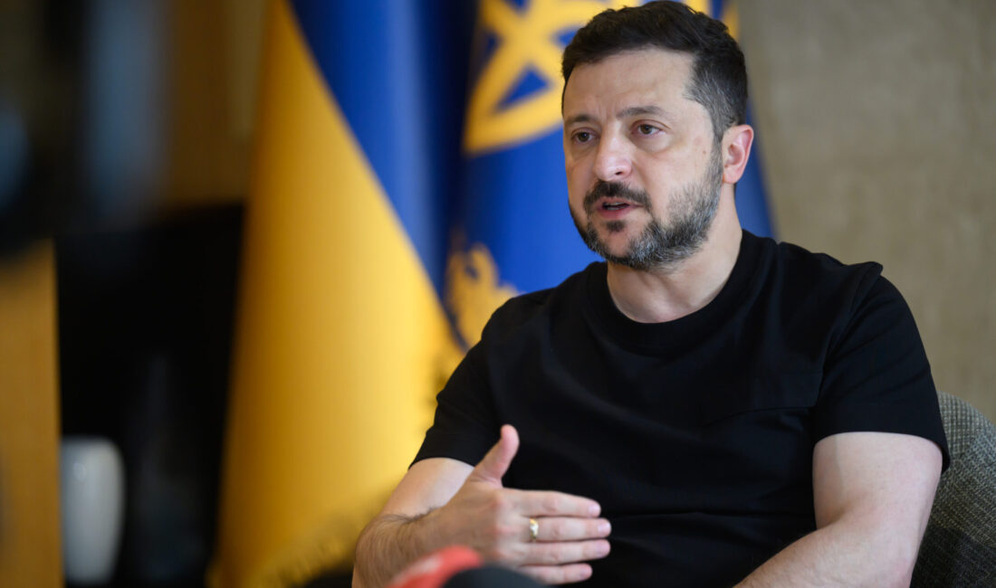 Ukrayna Devlet Başkanı Volodimir Zelenskiy, sosyal medya hesabı üzerinden yaptığı