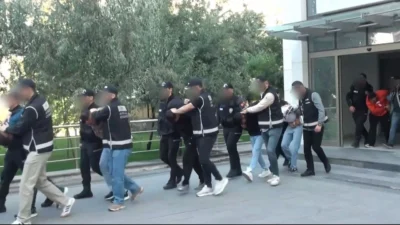 Ankara merkezli 14 ilde yeni nesil suç örgütlerine yönelik gerçekleştirilen