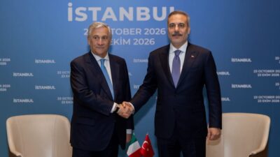 Dışişleri Bakanı Hakan Fidan, R4+E3 toplantıları kapsamında İstanbul'a gelen İtalya