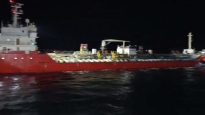 Yunanistan'dan Ukrayna'ya seyir halindeki kimyasal tanker, Çanakkale Boğazı'nda makine arızası