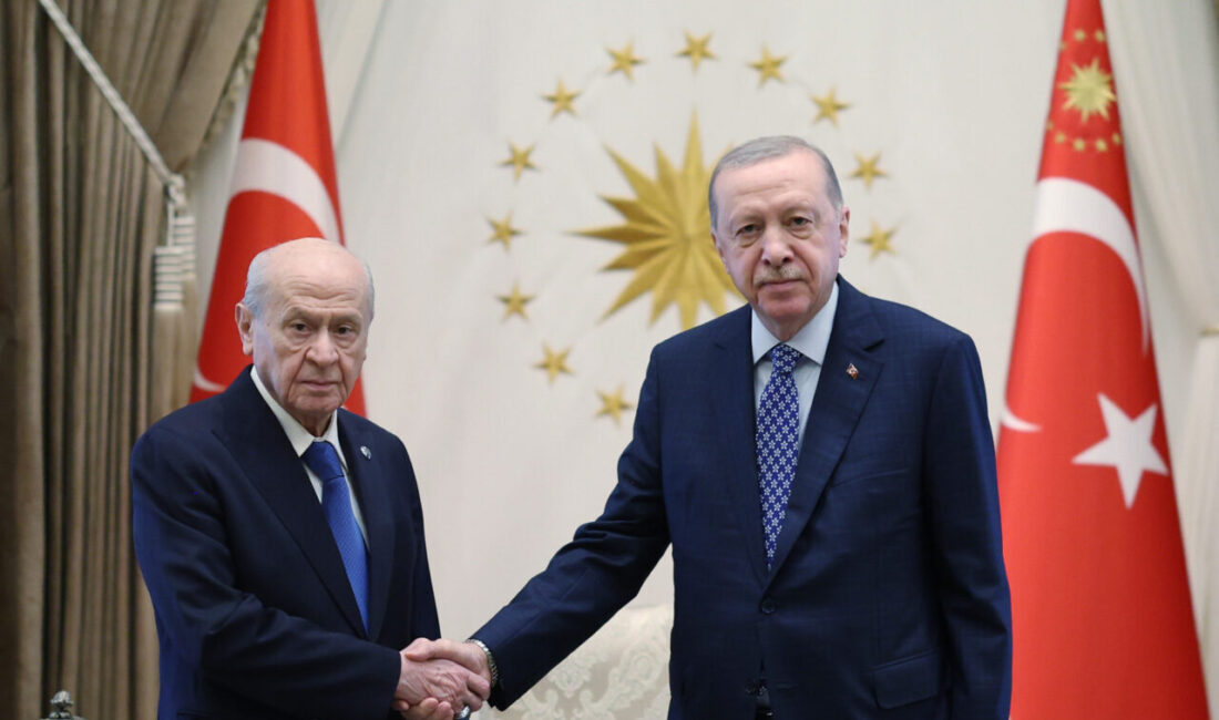 ANKARA, (DHA)- CUMHURBAŞKANI Recep Tayyip Erdoğan, MHP Genel Başkanı Devlet