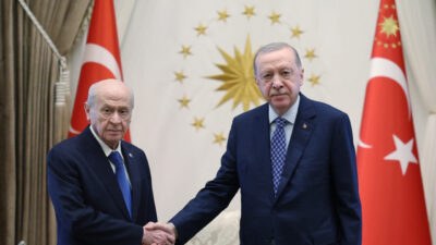 ANKARA, (DHA)- CUMHURBAŞKANI Recep Tayyip Erdoğan, MHP Genel Başkanı Devlet