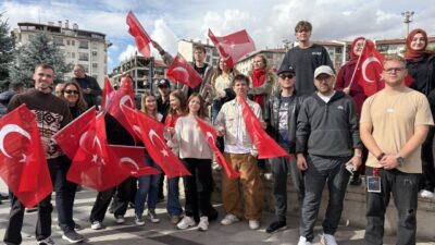Sivas’ta düzenlenen 29 Ekim Cumhuriyet Bayramı kutlamaları renkli görüntülere sahne