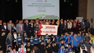 Gaziantep Büyükşehir Belediyesi, kentteki 115 amatör spor kulübüne toplam 14