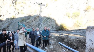 Erzincan Valisi Hamza Aydoğdu, ilçe ve köy ziyaretleri kapsamında Üzümlü