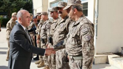 Elazığ Valisi Dr. Numan Hatipoğlu, kentteki güvenlik birimlerine yönelik incelemeleri