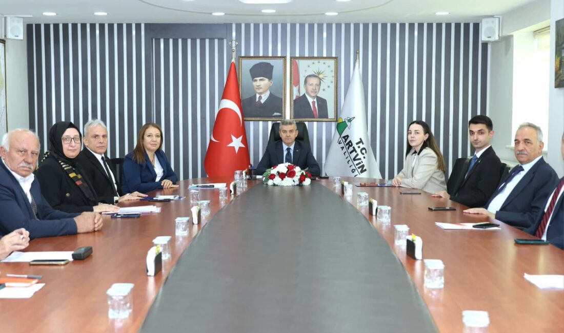 Artvin Valiliği, kentteki çalışma hayatı ve mesleki eğitim süreçlerine ilişkin