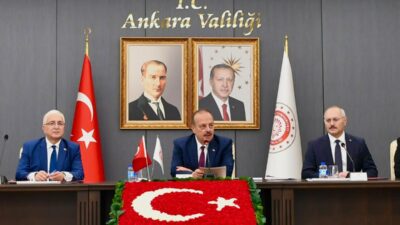 Ankara Valiliği ev sahipliğinde, başkentteki üniversite rektörleri ve ilgili güvenlik