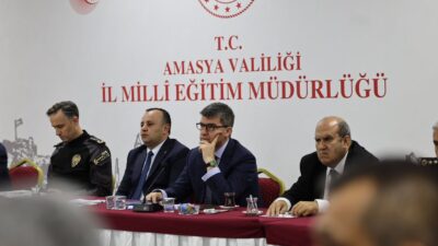 Amasya Valisi Önder Bakan, il genelindeki eğitim kurumlarında güvenliğin artırılması
