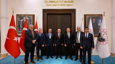 KIRKLARELİ / TEKHA Kırklareli Valisi Uğur Turan, Türkiye Elektrik İletim