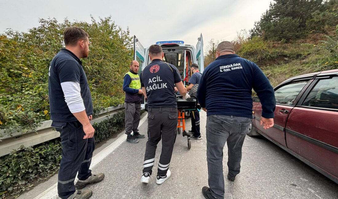 Zonguldak'ta şiddetli baş ağrısı şikayetiyle hastaneye gitmek üzere yola çıkan