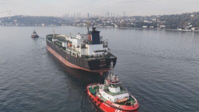 Ağustos ayında dron saldırısına uğrayan AK ANA isimli tanker, İstanbul