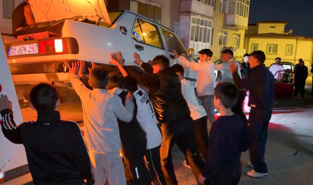 Erzurum'da evlilik yolunda ilk adımı atan genç, kız arkadaşına unutulmaz