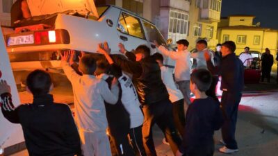 Erzurum'da evlilik yolunda ilk adımı atan genç, kız arkadaşına unutulmaz