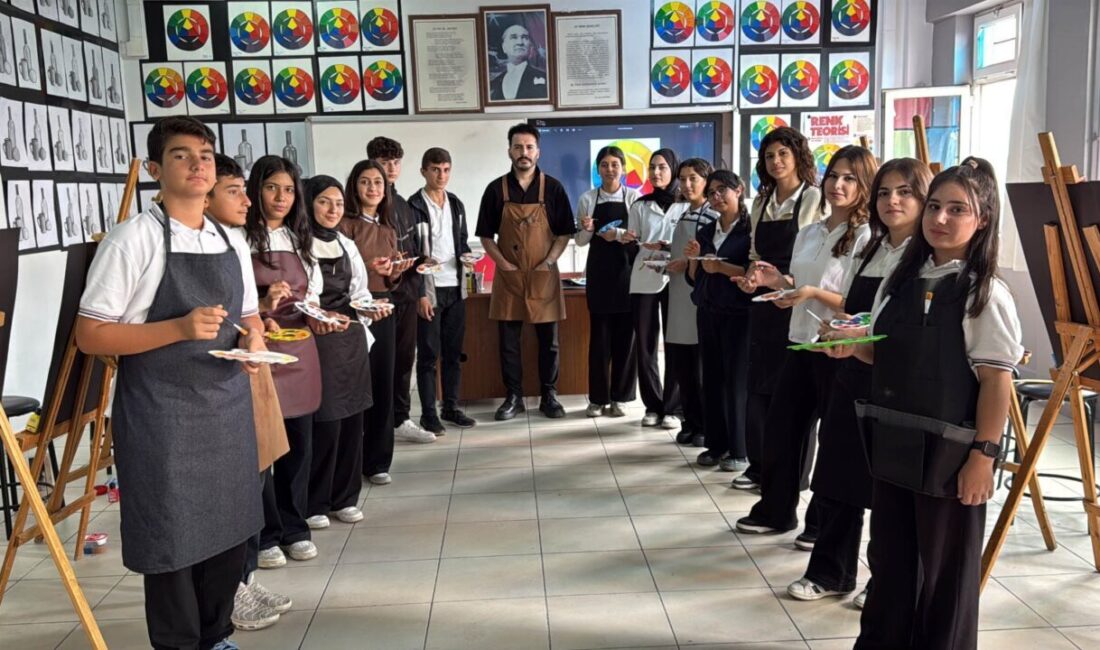 Mardin’in Midyat ilçesindeki bir lisede kurulan sanat atölyesinde yeteneklerini keşfeden