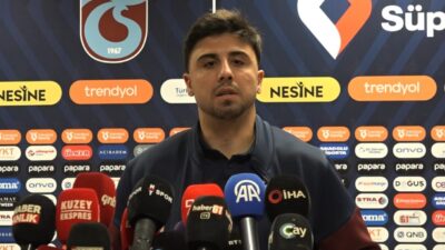 Trabzonspor forması giyen Ozan Tufan, Beşiktaş karşısında alınan 2-0'lık galibiyetin