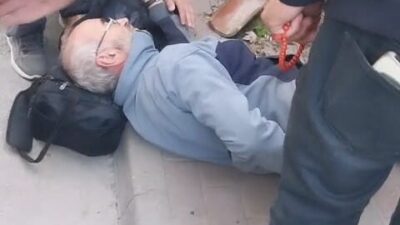 Bursa'nın İnegöl ilçesinde çatıda onarım yaptığı sırada dengesini kaybeden 65