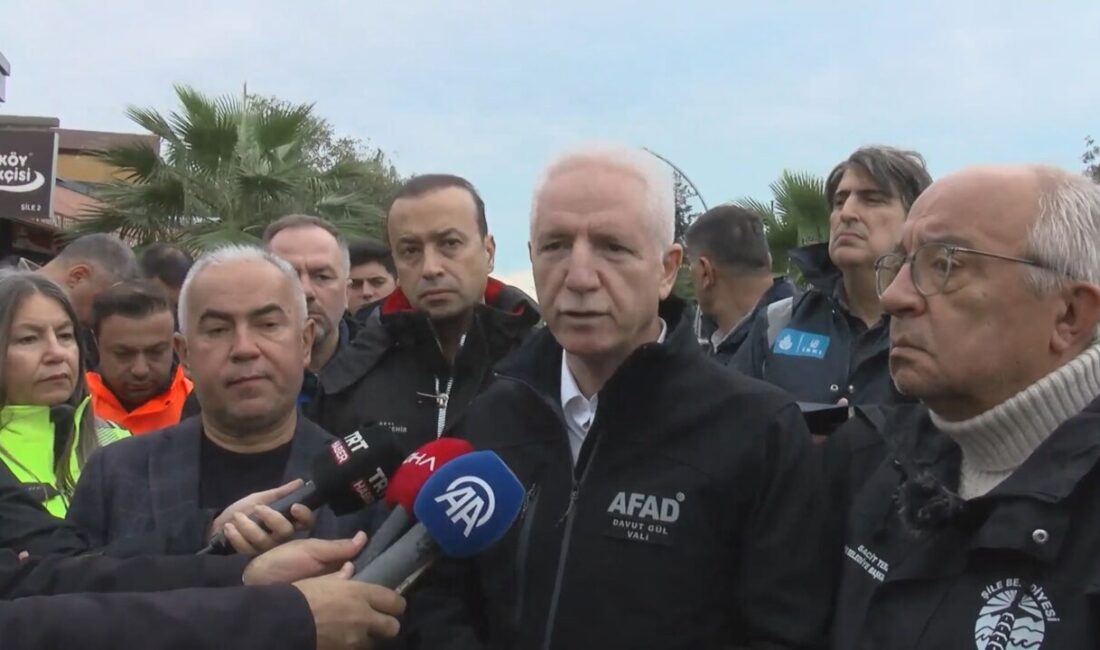 İstanbul Valisi Davut Gül, sağanak yağışın sel ve su baskınlarına