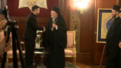 Ukrayna Devlet Başkanı Volodimir Zelenskiy, İstanbul temasları kapsamında Fener Rum
